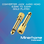 Converter Jack Audio 6.5mm to 3.5mm High Quality | Mono – Stereo
