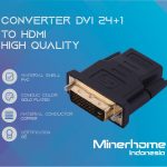 Converter Adapter DVI 24+1 to HDMI Gold Plated High Quality