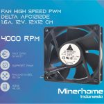 Fan Delta 12v 12cm 1.6A AFC1212DE 4000 RPM HIGH SPEED