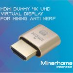 HDMI Dummy 4K UHD Virtual Display Anti Nerf for Mining