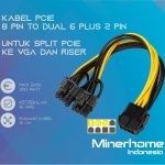 Kabel 8 Pin PCIE to Dual (6+2) Pin PCIE