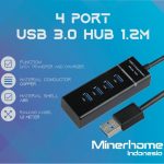 4 Port USB 3.0 High Speed HUB Panjang 1.2 Meter