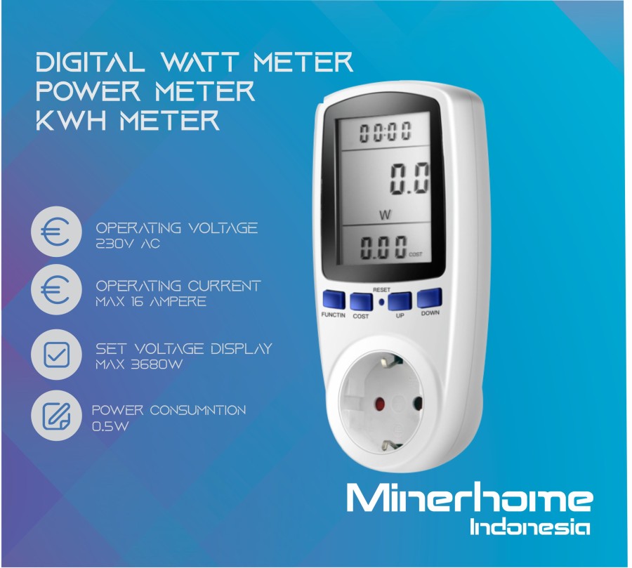 Ampere Meter Digital KWH Meter
