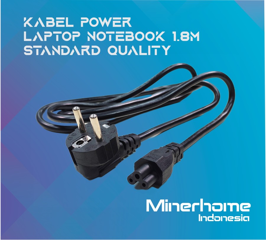 Kabel Power Adaptor Laptop Notebook 1.8M High Quality