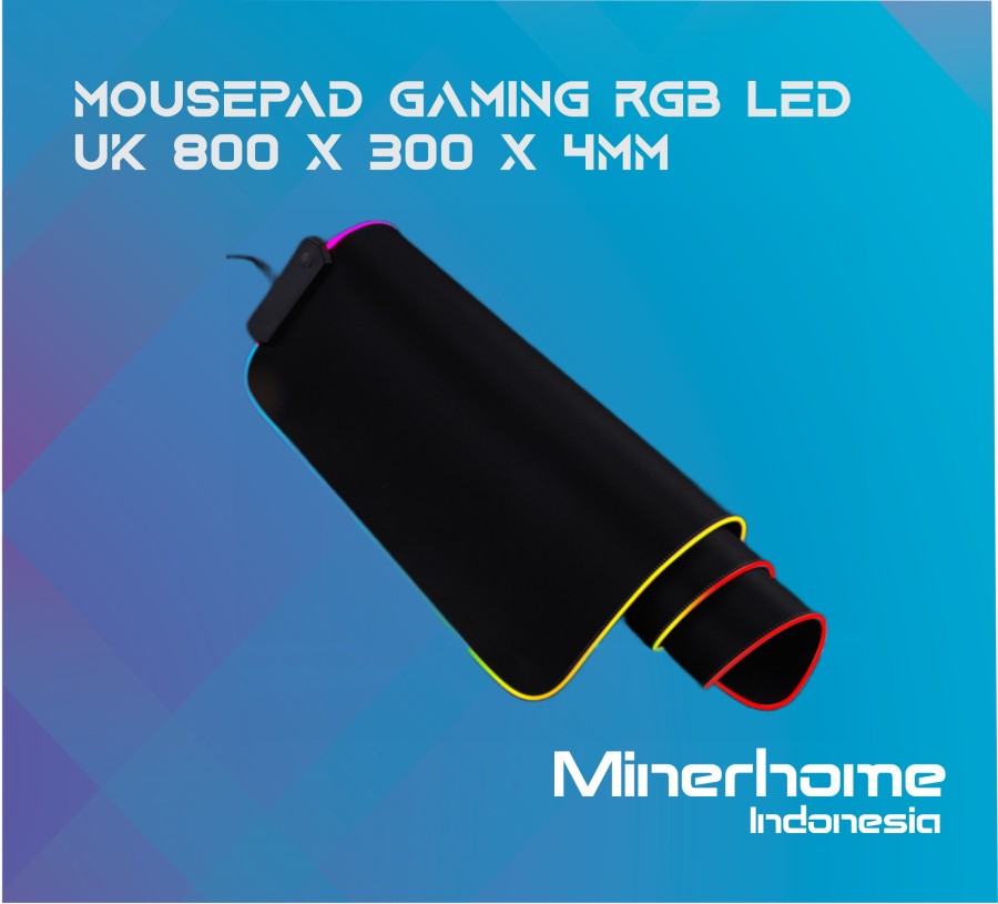 Mousepad Gaming RGB XXL 800 x 300mm x 4mm HIgh Quality