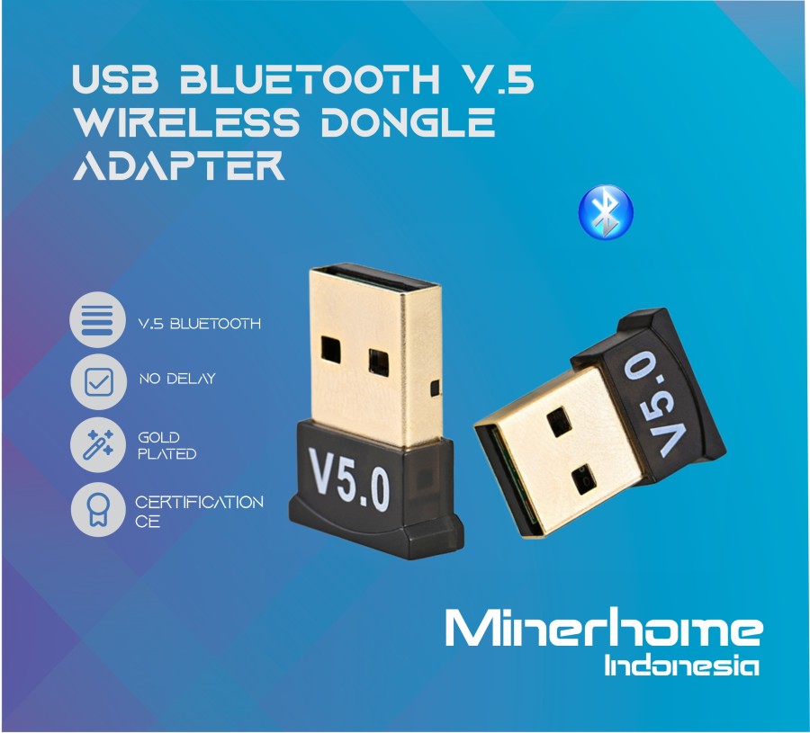 USB Bluetooth V5.0 Wireless Dongle Adapter