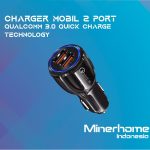 Adapter Charger Mobil 2 Port USB Fast Charging Qualcomm 3.0