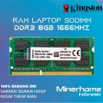 Memory RAM Laptop SODIMM DDR3 8GB PC12800 1666Mhz