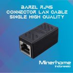 Barel Konektor RJ45 Sambungan Kabel LAN High Quality – Single