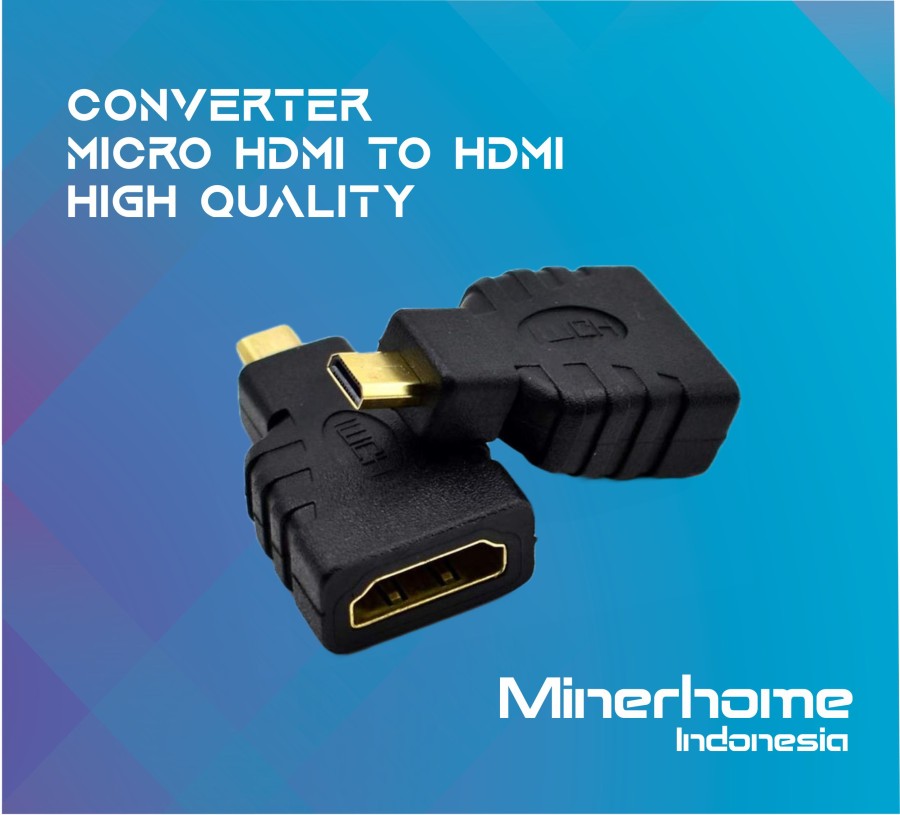 Converter Micro HDMI Male to HDMI Female High Quality