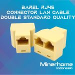 Barel Konektor RJ45 Sambungan Kabel LAN – Double