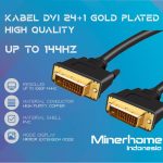 Kabel DVI 24+1 2K 144Hz Gold Plated Full HD High Quality