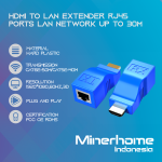 HDMI to LAN Extender RJ45 Ports LAN Network up to 30m