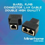 Barel Konektor RJ45 Sambungan Kabel LAN High Quality – Double