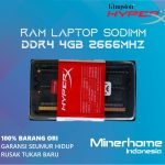 Memory RAM Laptop SODIMM DDR4 4GB 2666Mhz PC21300