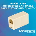 Barel Konektor RJ45 Sambungan Kabel LAN – Single