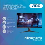 Monitor Gaming LED AOC 24G2SPE 23.8 inch 165Hz Full HD