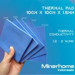 Thermal Pad 10cm x 10cm x 1.5mm CPU VGA Processor High Quality