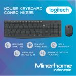 Mouse Keyboard Wireless Logitech MK235